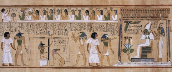 Egyptian judgment Hunefer